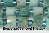 CRB1068 15.5 inches 4*6mm - 5*6mm faceted tyre amazonite beads