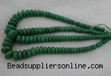 CRB1107 15.5 inches 5*8mm - 9*18mm rondelle green aventurine beads