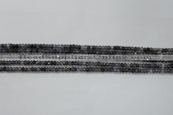 CRB117 15.5 inches 3*5mm faceted rondelle kyanite beads