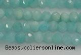 CRB1216 15.5 inches 4*6mm faceted rondelle amazonite beads