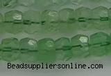 CRB1459 15.5 inches 5*8mm faceted rondelle green fluorite beads