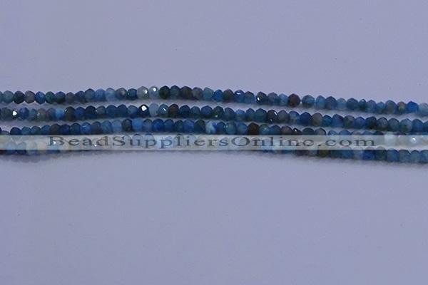 CRB1897 15.5 inches 2*3mm faceted rondelle apatite beads