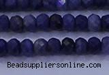 CRB1904 15.5 inches 2.5*4mm faceted rondelle sapphire beads