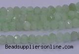 CRB1912 15.5 inches 2*3mm faceted rondelle green opal beads