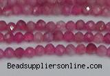 CRB1935 15.5 inches 2*3mm faceted rondelle pink tourmaline beads