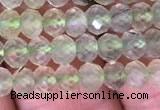 CRB1953 15.5 inches 3.5*5mm faceted rondelle prehnite gemstone beads