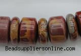 CRB198 15.5 inches 6*18mm - 13*18mm rondelle noreena jasper beads