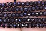 CRB1997 15.5 inches 2*3mm faceted rondelle black spinel beads