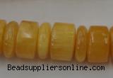 CRB201 15.5 inches 6*18mm - 13*18mm rondelle calcite gemstone beads