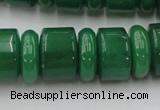 CRB202 15.5 inches 6*18mm - 13*18mm rondelle green aventurine beads