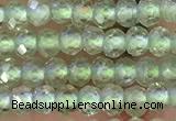 CRB2227 15.5 inches 2*3mm faceted rondelle prehnite beads