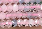 CRB2236 15.5 inches 2*3mm faceted rondelle morganite beads