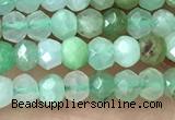 CRB2239 15.5 inches 2*3mm faceted rondelle Australia chrysoprase beads