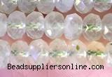 CRB2273 15.5 inches 4*6mm faceted rondelle prehnite beads