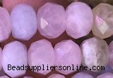 CRB2278 15.5 inches 5*8mm faceted rondelle morganite beads