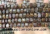 CRB2305 15.5 inches 7mm - 8mm faceted tyre pietersite beads