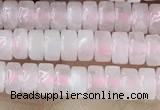 CRB2550 15.5 inches 2*4mm heishi rose quartz beads wholesale