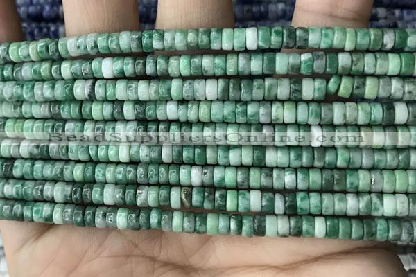 CRB2562 15.5 inches 2*4mm heishi Qinghai jade beads wholesale