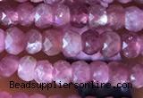 CRB2610 15.5 inches 2*3mm faceted rondelle ruby gemstone beads