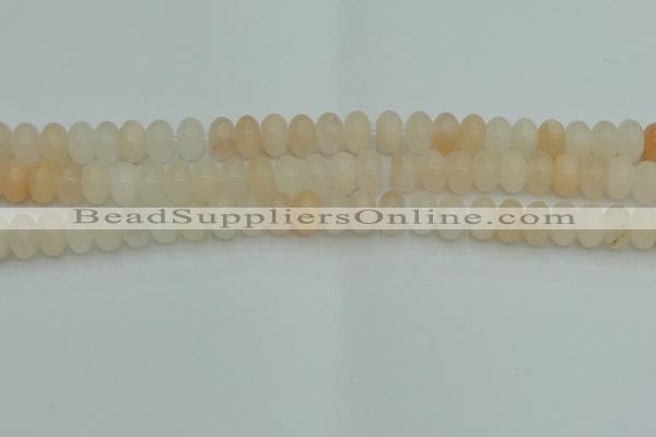 CRB2817 15.5 inches 6*10mm rondelle pink aventurine beads