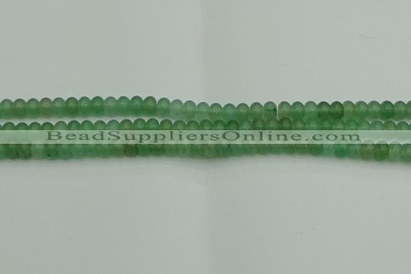 CRB2820 15.5 inches 4*6mm rondelle green aventurine beads