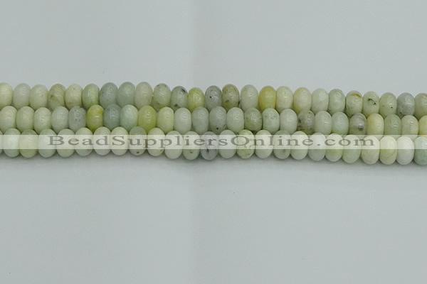 CRB2827 15.5 inches 6*10mm rondelle jade beads wholesale