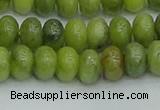 CRB2837 15.5 inches 6*10mm rondelle Chinese chrysoprase beads