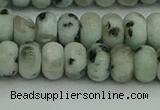 CRB2851 15.5 inches 5*8mm rondelle sesame jasper beads