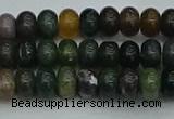 CRB2865 15.5 inches 4*6mm rondelle Indian agate beads