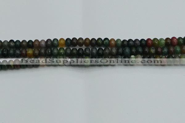 CRB2866 15.5 inches 5*8mm rondelle Indian agate beads