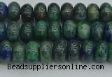 CRB2890 15.5 inches 4*6mm rondelle chrysocolla beads wholesale