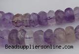 CRB301 15.5 inches 5*8mm - 10*14mm faceted rondelle ametrine beads