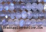 CRB3144 15.5 inches 2.5*4mm faceted rondelle tiny labradorite beads