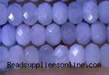 CRB3185 15.5 inches 3*5mm faceted rondelle tiny aquamarine beads