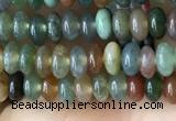 CRB4009 15.5 inches 2.5*4.5mm rondelle Indian agate beads wholesale