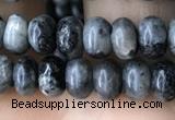 CRB4035 15.5 inches 4*6mm rondelle black labradorite beads wholesale