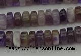 CRB404 15.5 inches 5*8mm rondelle amethyst gemstone beads