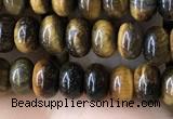 CRB4044 15.5 inches 4*6mm rondelle yellow tiger eye beads wholesale