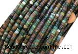 CRB4155 15 inches 2*4mm heishi Indian agate beads wholesale