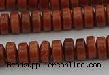 CRB421 15.5 inches 5*8mm rondelle goldstone beads wholesale