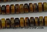 CRB435 15.5 inches 5*8mm rondelle yellow tiger eye beads