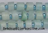 CRB530 15.5 inches 5*8mm tyre Chinese amazonite beads wholesale