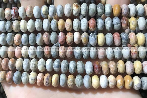 CRB5334 15.5 inches 5*8mm rondelle sky eye jasper beads