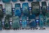 CRB538 15.5 inches 6*12mm tyre apatite gemstone beads wholesale