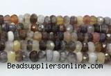 CRB5627 15.5 inches 4*7mm - 5*8mm faceted rondelle Botswana agate beads