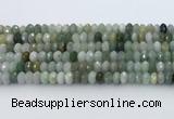 CRB5633 15.5 inches 4*7mm faceted rondelle jade beads