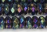 CRB5711 15 inches 5*8mm faceted rondelle AB-color gemstone beads