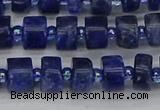 CRB638 15.5 inches 5*8mm tyre sodalite gemstone beads