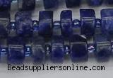 CRB639 15.5 inches 6*10mm tyre sodalite gemstone beads