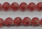 CRC104 15.5 inches 12mm round natural argentina rhodochrosite beads